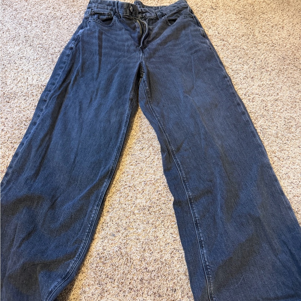 American Eagle Outfitters Dark gray Flare Jeans